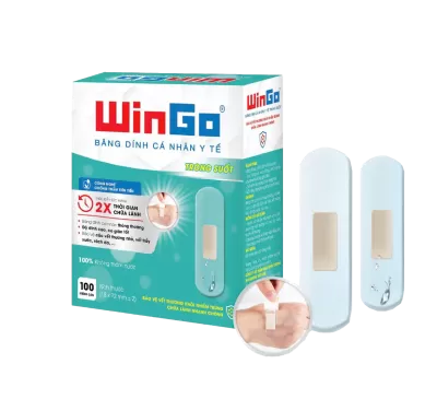Băng Cá Nhân Wingo Trong Hộp 100 Miếng